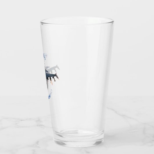 Kampfjet Glas (Links)