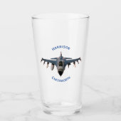Kampfjet Glas (Vorderseite)
