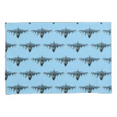 Kampfjet Kissenbezug (Vorderseite-Rechts)