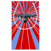 Kampfjet Kleine Geschenktüte (Rückseite)