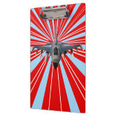 Kampfjet Klemmbrett (Links)