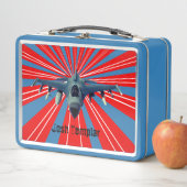 Kampfjet Metall Lunch Box (Beispiel)