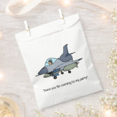 Kampfjet Militär Geschenktütchen (Ausgeschnitten)
