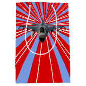 Kampfjet Mittlere Geschenktüte (Vorderseite)