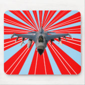 Kampfjet Mousepad (Vorne)