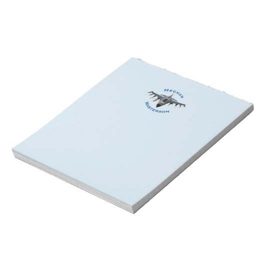 Kampfjet Notizblock (Rotiert)