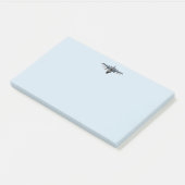 Kampfjet Post-it Klebezettel (angewinkelt)