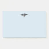 Kampfjet Post-it Klebezettel (Vorderseite)