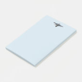 Kampfjet Post-it Klebezettel (angewinkelt)