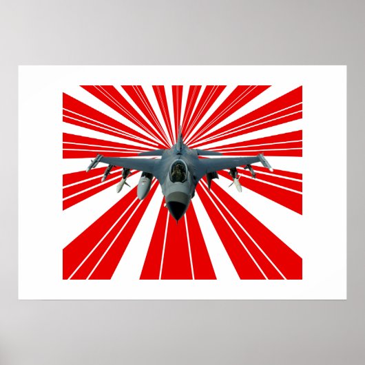 Kampfjet Poster (Vorne)