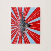 Kampfjet Puzzle (Vertikal)