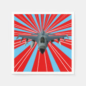 Kampfjet Serviette (Vorderseite)