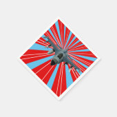 Kampfjet Serviette (Ecke)