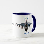 Kampfjet Tasse (VorderseiteRechts)