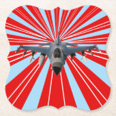 Kampfjet Untersetzer (Vorderseite)