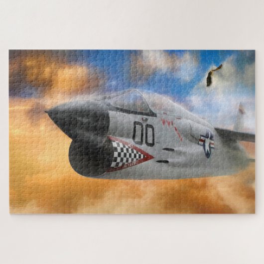 KAMPFJET WILDSKY-GRENZEN PUZZLE (Horizontal)
