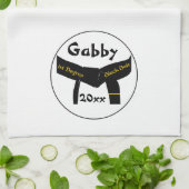 Kampfkunst-1. Grad-Gürtel-Geschirrtuch Geschirrtuch (Gefaltet)