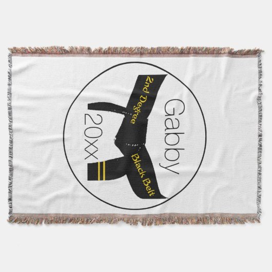 Kampfkunst 2. Grad Black Belt Decke (Vorderseite)