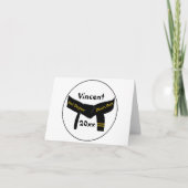 Kampfkunst 2. Grad Black Belt Karte (Vorderseite)