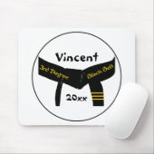 Kampfkunst-3. Grad-schwarzer Gürtel Mousepad (Mit Mouse)