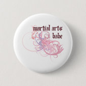 Kampfkunst-Baby Button (Vorderseite)