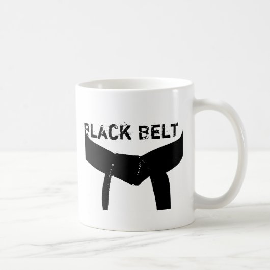 Kampfkunst Basic Black Belt Kaffeetasse (Rechts)