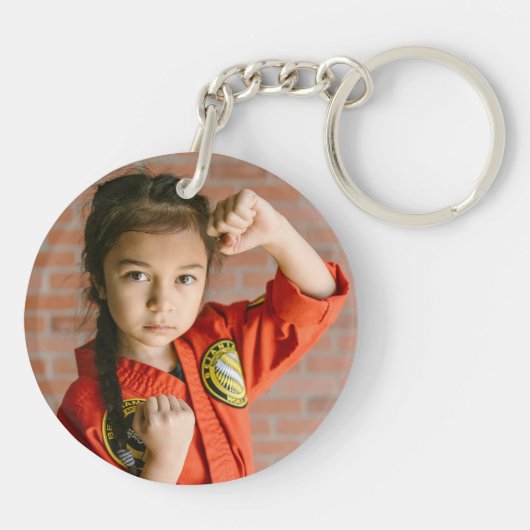 Kampfkunst Basic Black Belt Schlüsselanhänger (Rückseite)