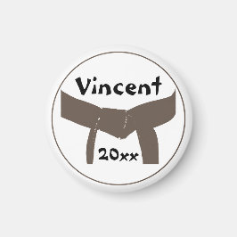 Kampfkunst Brown Belt Magnet