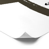 Kampfkunst Brown Belt Poster (Ecke)