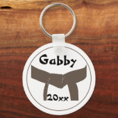 Kampfkunst Brown Belt Schlüsselanhänger (Vorderseite)