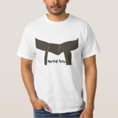 Kampfkunst-Brown-Gurt T-Shirt (Vorderseite)