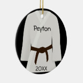 Kampfkunst-Brown-Gurt-Verzierung Keramikornament (Rechts)