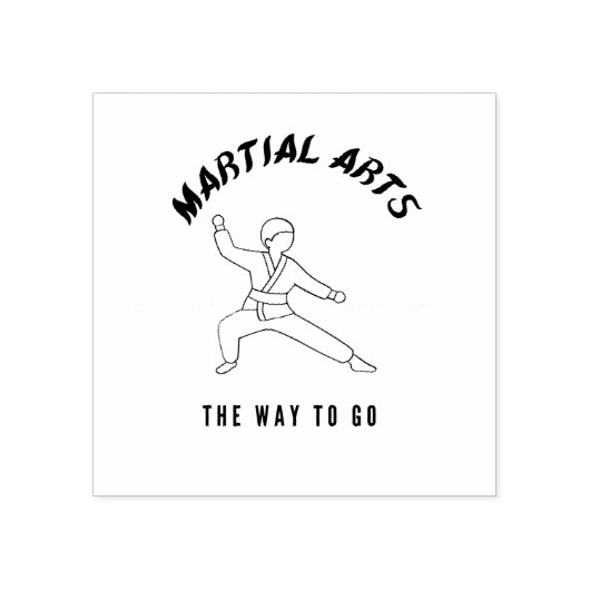 Kampfkunst der Weg Gummistempel (Prägung)