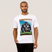 Kampfkunst des Dschungelgorillas T-Shirt (Vorne ganz)
