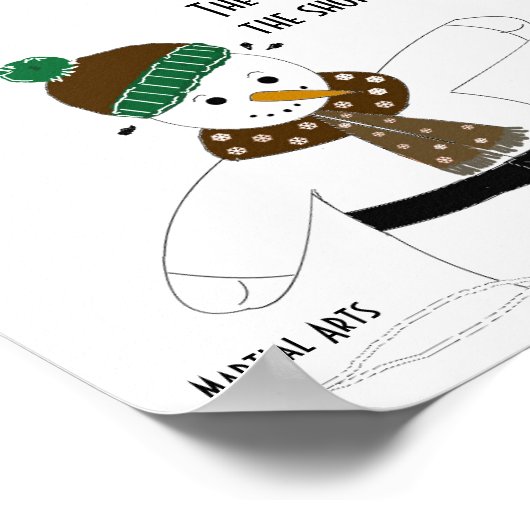 Kampfkunst Die härtere Ausbildung Poster (Ecke)