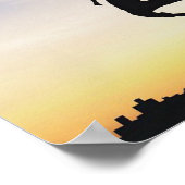 Kampfkunst erhöht Selbstvertrauen - Poster (Ecke)