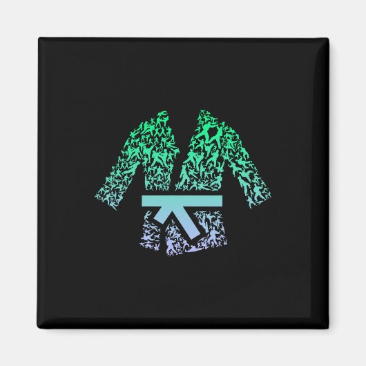 Kampfkunst für Karate Fighter Gi Karate Uniform Magnet (Vorne)