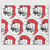 Kampfkunst Geschenkpapier (Flach)