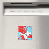 Kampfkunst : Grunge Silhouetten : Magnet (In Situ (Geschirrspüler))