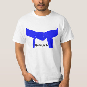 Kampfkunst-hellblauer Gurt T-Shirt