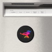 Kampfkunst, hoher Kick, malerischer Schlag Magnet (In Situ (Geschirrspüler))