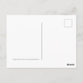 Kampfkunst, hoher Kick, malerischer Schlag Postkarte (Rückseite)