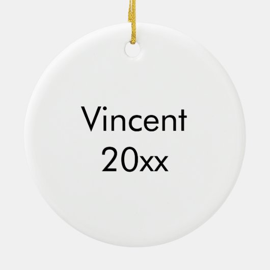 Kampfkunst iBlackbelt Keramik Ornament (Hinten)