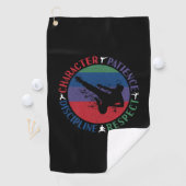 Kampfkunst - Karate-Grundwerte Golfhandtuch (Insitu)