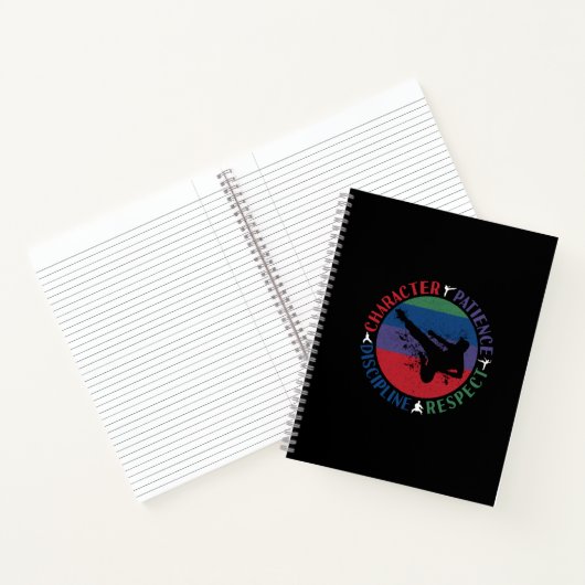 Kampfkunst - Karate-Grundwerte Notizblock (Innenseite)