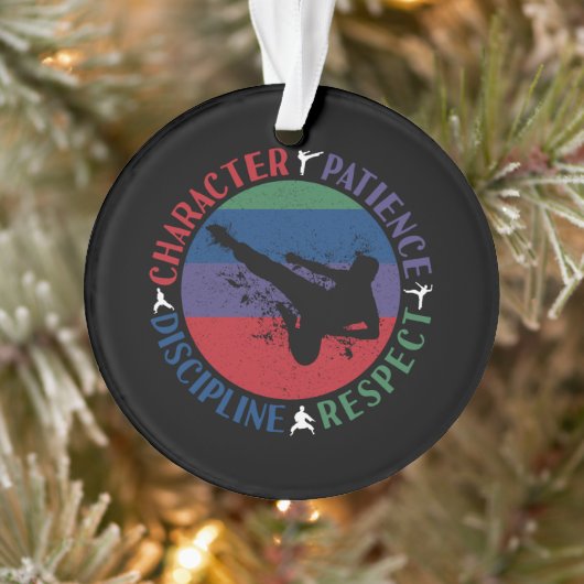 Kampfkunst - Karate-Grundwerte Ornament (Baum)