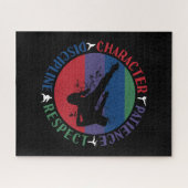 Kampfkunst - Karate-Grundwerte Puzzle (Horizontal)