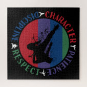 Kampfkunst - Karate-Grundwerte Puzzle (Horizontal)