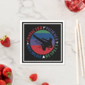 Kampfkunst - Karate-Grundwerte Serviette (Beispiel)