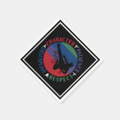 Kampfkunst - Karate-Grundwerte Serviette (Ecke)